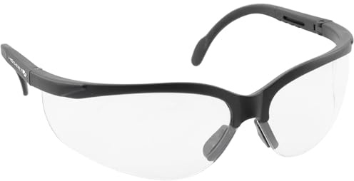 Högert Technik - MAINZ Schutzbrille uni, Augenschutz, UV Schutz, verstellbare Bügel, leichte und langlebige Struktur, kratzfest, Normen: EN 166: 2001, EN 170, EN 173