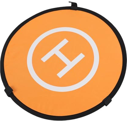 MENDUNER Reflektierende Drohnen-Landematte, Regensicher, Faltbar, Oxford-Stoff-Startpad für Quadrocopter, Verbesserte Sicht (40cm)