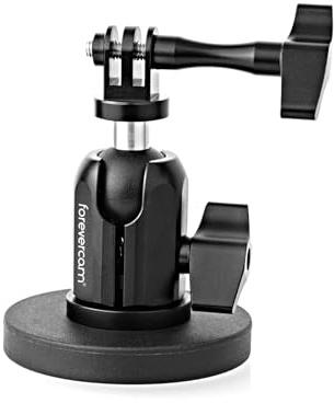 Forevercam Magnetische Kamerahalterung für Action-Kameras, starke magnetische Halterung mit 360° drehbarem Kugelkopf und eingebauten 6 Magneten, kompatibel mit GoPro Hero 13 12 11 10 9 DJI Action
