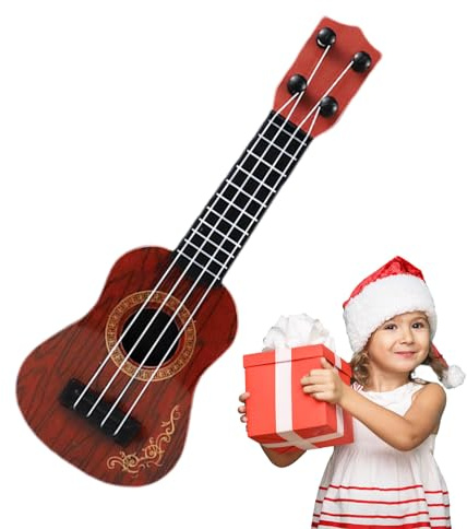 Ukulele für Anfänger – Lernmusikinstrument, Mini-Gitarre, stoßdämpfend, Robustes Zubehöretui, | Vorschulspielzeug für die Vorschulerziehung d