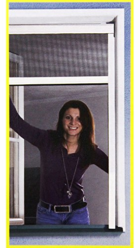 Rhino Screen Insektenschutz Rollo 160x160cm Weiß Fliegengitter Fenster Netz