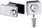 Cerradura suelo y cerradura media altura CBM para puerta de cristal. Misma llave.