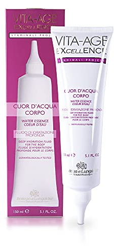 Bottega di LungaVita Natural Products CUOR D'ACQUA CORPO FLUIDO IDRATAZIONE PROFONDA VITA-AGE EXCELLENCE - Crema Corpo idratazione profonda - Tubo da 150 ml