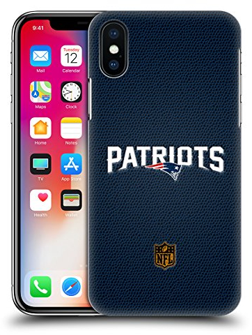 Head Case Designs Offizielle NFL Fussball New England Patriots Logo Harte Rueckseiten Handyhülle Hülle Huelle kompatibel mit Apple iPhone X/iPhone XS
