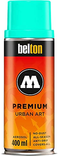 Molotow Premium Spray Paint Can 400ml, Colour: 235-1 - Neon Turquoise