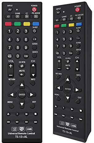Alkia Télécommande universelle TS-13+AL pour presque toutes les Toshiba CT-90325 CT-90326 CT-90329 CT-8037 CT-90302 CT-90275 CT-90 CT-90366