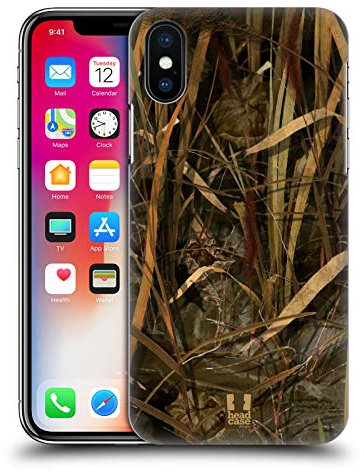 Head Case Designs Trockene Ente/Wasservogel Saison Camouflage Jagd Harte Rueckseiten Handyhülle Hülle Huelle kompatibel mit Apple iPhone X/iPhone XS