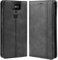 HualuBro Cover per ASUS Zenfone 6 ZS630KL, Flip Cover a Libro in Retro PU Pelle Magnetica Antiurto Case Portafoglio Custodia per ASUS Zenfone 6 6Z ZS630KL 2019 Cover (Nero)