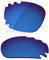 LenzReborn Verres polarisés de rechange pour lunettes de soleil Oakley Jawbone Vented - Plus d'options, Bleu marine - Miroir polarisé, Taille unique