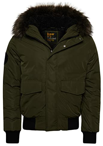Superdry Men's Everest Bomber Jacket Army Khaki S, army khaki, S