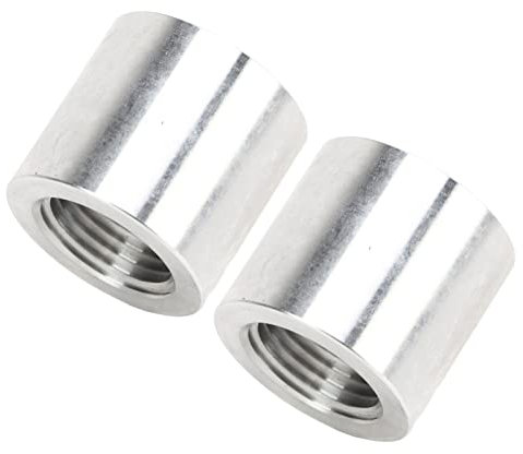 Raccordo a Saldare in Alluminio con Filettatura, Raccordo a Saldare in Alluminio da 1/2 poll. 2 Pezzi Montaggio a Carter Secco