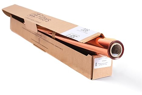Lee Compact 206 Quarter C.T. Orange Beleuchtungsgel, 61 cm Rolle