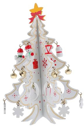 BUGUUYO Mini Weihnachtsbaum Aus Xmas Baum Dekoration Für Fenster Tisch Oder Weihnachtsfeier Für Wohnzimmer Schlafzimmer Und Büro Schafft Festliche Atmosphäre Langlebig Und Farbenfroh