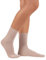 alsestudio Lot de 3 paires de chaussettes sans couture non élastiques super douces en modal pour femme, Beige - 3 paires, Taille unique