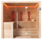 AWT KOS Sauna 1612A-IR Hemlock/220x200/ohne Ofen