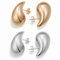 Onvavient Ohrringe Dupes, Ohrhänger Damen, Wassertropfen Ohrring Hypoallergene, Elegante Damenohrringe, Modeschmuck Schmuckstück Ohrstecker für Frauen Mädchen (12 x 18 mm)