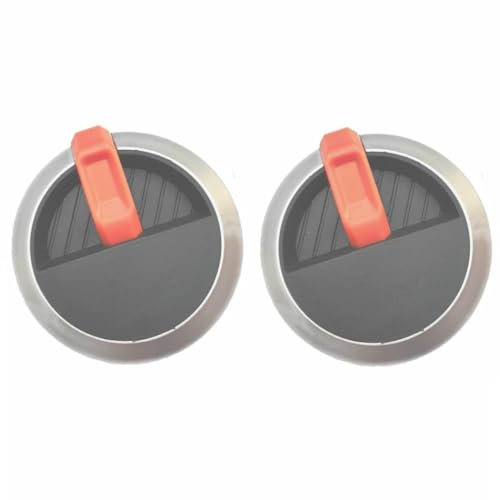 Firsgrill Professioneller Ersatz Blackstone Grill-Ventilknöpfe (2er-Pack, Silber)
