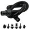 Tube d'extension de pompe gonflable – Tube gonflable de gonfleur électrique, kit de tuyau gonflable | Tube de gonflage portable en PVC, avec 6 buses, pour flotteur, tente gonflable,