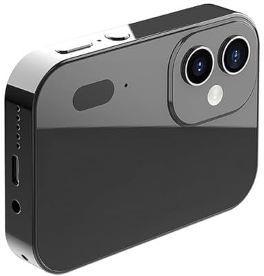 Osmond 4K CCD Digital Camera 64MP Digital Flash Video Camera with Touch Screen 16X Digital Zoom IR Night Vision Camera Black