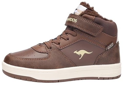 KangaROOS K-CP Bound Mid EV High-Top Kinder Unisex Sneaker Warmfutter schwarz