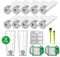 12 sacchetti per aspirapolvere Vorwerk Folletto VK7 FP7, accessori per aspirapolvere Vorwerk VK7, sacchetti filtro di alta qualità per folletto