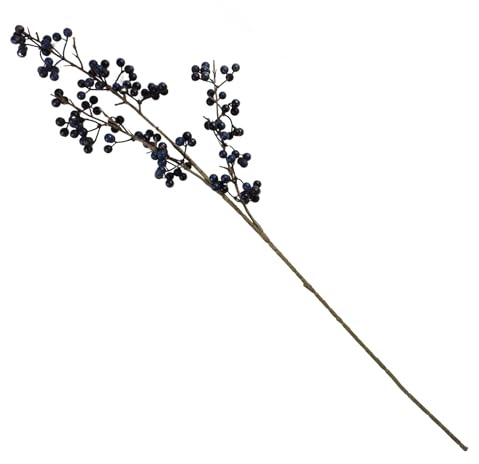 Botanik 70cm Artificial Blue Christmas Berry Spray