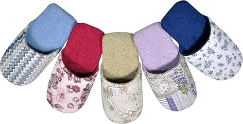 MATTIOLI Pantofole casa donna e uomo in morbida spugna con tomaie modali Made in italy, NUVOLA (PRIMAVERA, Sistema Taglie Calzature EU, Adulto, Donna, Numero (range), Media, 36, 40)