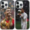 2 Stück Handyhülle für Apple iPhone 8 iPhone 7 iPhone SE 2022/2020 Hülle 4.7, Fußball Legend Player Cool Mode Sport 7 Muster Case Weich Silikon Stoßfest Cover Schutzhülle für Fans, Trophäe