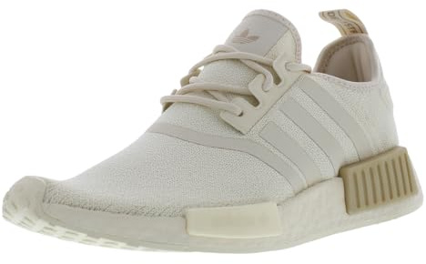 adidas Originals Women's Nmd_R1'S Shoes, Wonder White/Gold Metallic/Wonder White-brown, 7.5 UK