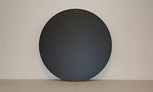 Floor Plate Round Steel Diameter 980 mm Black
