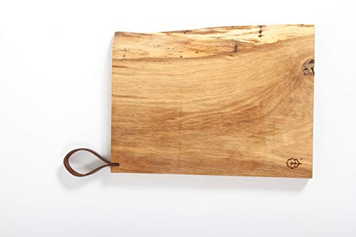 RIO LINDO Tabla de Cocian para Cortar Tamaño 3 Cocina, Madera de Roble, Marron