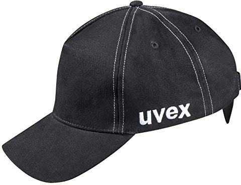 Uvex U-Cap Sport Mesh Anstoßkappe - Langer Schirm - Schwarz - 52-54 cm 52-54 cm