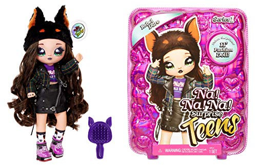 Na! Na! Na! Surprise Teens Modepuppe, REBEL DARE. Große weiche Modepuppe zum Sammeln mit luxuriösen Outfits und Deluxe-Accessoires. Teens Serie 1. Perfekte Geschenke für Jungen und Mädchen ab 5 Jahren
