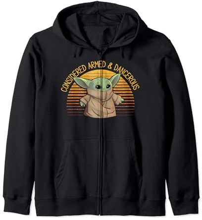 Star Wars The Mandalorian The Child Armed & Dangerous Sweat à Capuche