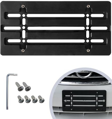 TN TrunkNets Inc License Plate Bumper Mount Holder Bracket for Nissan 2000-2021