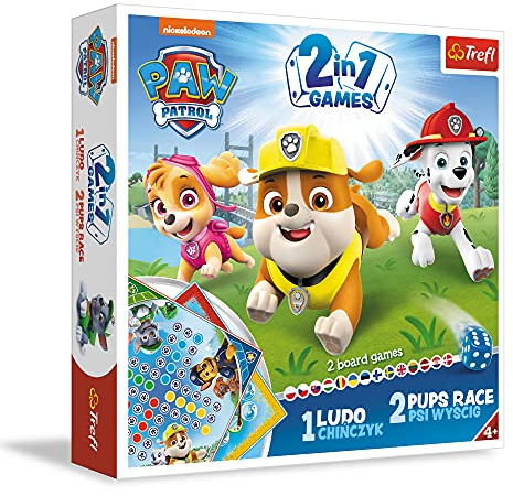 Trefl 2in1 Chinesisch und Paw Race Paw Patrol Spiel - Viacom 01896