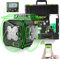 Huepar 12 Linien-3D selbstnivellierendes Laserniveau mit LCD-Bildschirm 3 x 360 ° Bluetooth-Verbindung Grüner Strahl Fadenkreuz Laserwerkzeug -360° Horizontal/Vertikal Laser S03CG-C