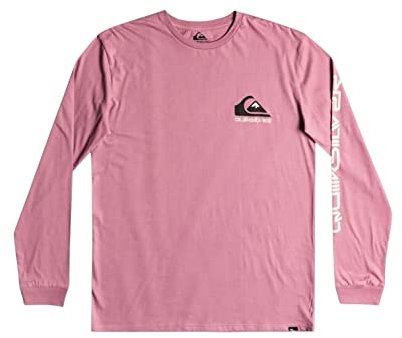 Quiksilver Omni Logo - Long Sleeve T-Shirt - Men - L - Purple