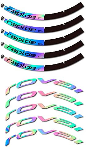 Roval Rapide 40 CL 40 mm Aufkleber für Felgen, Rennrad, kompatibel