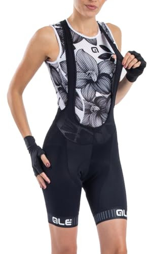 Alé Cycling Damen Pragma Traguardo Trägerhose, schwarz/weiß, 3XL