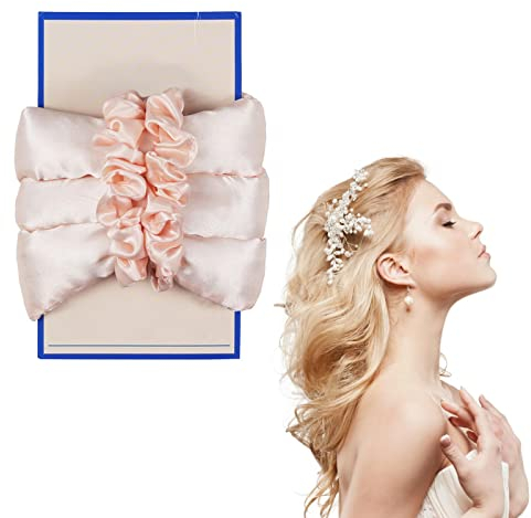 AWAVM Eatless Hair Curlers, Boucle Sans Chaleur, Rouleau à Cheveux Sans Chaleur, Curling Ribbon Hair, Bigoudi En Velours pour Cheveux Longs, pour Grandes Boucles Outils de Coiffure Bricolage