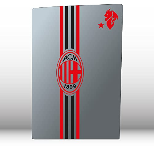 Adesivo per Console 5 in vinile senza fondo Milan calcio - Personalizza la tua console da gioco con adesivi per console e controller