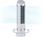 Meown Tower Fan 16 White – Compact Quiet Cooling Fan for Bedroom, Desk, Office, 3-Speed 110° Oscillating Portable Tower Fan, Mini Personal Air Circulator for Home and Small Spaces