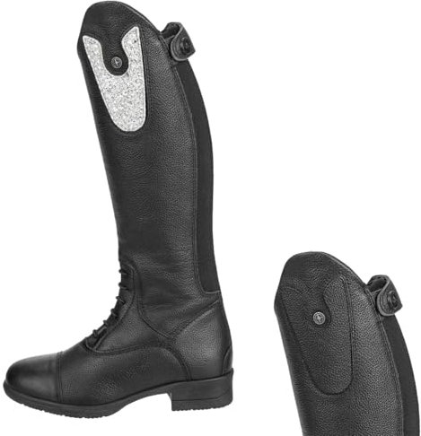 Suedwind© Patch – Top sostituibile per stivali NOVA Kids Fun Leather per bambini – sostituibile con velcro di alta qualità – taglia unica, Argento glitterato, Taglia unica