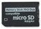 YANHAO [Pièces détachées pour Jeux vidéo] Adaptateur de Carte mémoire 6 pièces Adaptateur Micro SD vers Memory Stick for PSP Sopport Class10 Micro SD 2GB 4GB 8GB 16GB 32GB (Color : Black Single Slot)