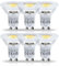 NICEOO GU10 LED Lampe 3.5W Neutralweiss 4000K Ersetzt 50W, 385lm Leuchtmittel, PAR16 Flimmerfrei Reflektorlampen 38°, Abstrahlwinkel 360° Birnen, Nicht Dimmbar Glühbirnen, AC 230V, 6er Pack