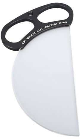 Kaleidoskop-Objektiv 150mm 1/2 Split Dioptrien Halbkreis Spezialeffekte Kamera Glasfilter Halbkreis Handheld Prisma Spezielle Effekte Optische Glas Prisma