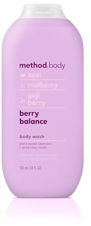 Gel douche, équilibre des baies, sans paraben et phtalate, 510,3 g (lot de 1)