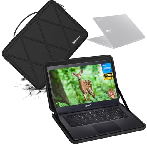 Smatree Hard EVA Protective Sleeve Case Compatible for 14 inch Acer Chromebook 314-CB314-3H-C41F, for Acer Aspire Vero Green-AV14-51-59UW, for Acer Aspire 5-A514-54-32RS 14 inch Notebook Bag (X8259)
