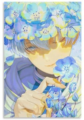 YTPONBCSTUG Manga Poster,Anime Bilder, Stilvolle Wandbilder,Zeichentrickfilm Leinwandbild,Wohnzimmer Schlafzimmer Deko 08x12inch(20x30cm)